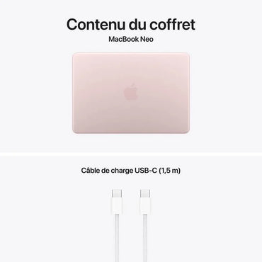 MacBook Neo 13 A18 Pro 512Go – Design aluminium fin autonomie exceptionnelle