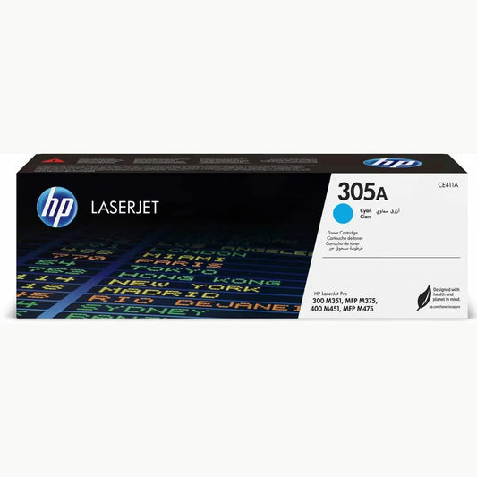 HP 305A Cyan – Toner HP LaserJet d’origine — Connecto.ma
