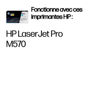 HP 507A Cyan – Toner HP LaserJet d’origine — vue 2 — Connecto.ma