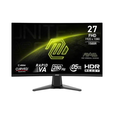MSI MAG 276CXF – Moniteur Curved 27″ 280Hz 0.5 — Connecto.ma