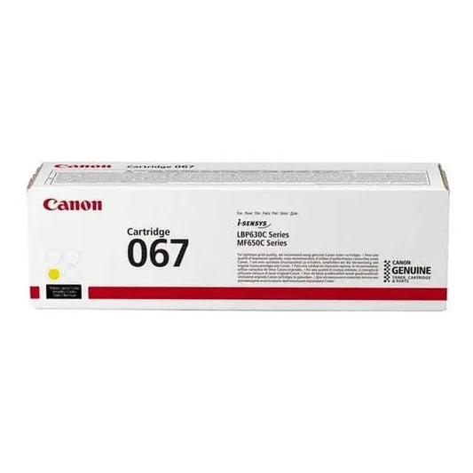 Canon 067 Jaune – Cartouche de toner Original — Connecto.ma