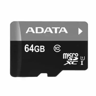 MicroSDHC/SDXC Adata UHS-I 64 GO avec adaptateur class 10 (AUSDX64GUICL10-RA1) ADATAMaroc | Connecto.ma