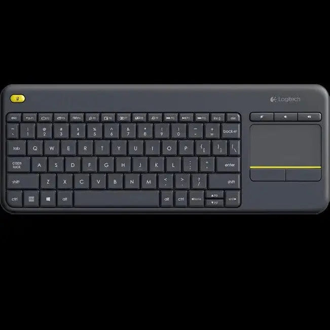 Logitech Wireless Touch Keyboard K400 Plus – Gris Foncé (5099206059276) (920-007129) LogitechMaroc | Connecto.ma