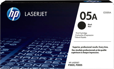 Toner HP 05A LaserJet authentique – Noir (CE505A) Hewlett Packard