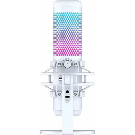 HyperX QuadCast S Blanc – Microphone USB RGB Streaming — Connecto.ma