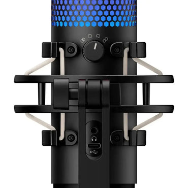 HyperX QuadCast S Noir – Microphone USB RGB Streaming — vue 2 — Connecto.ma