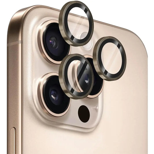 OKMUCH Protecteur d’Objectif d’Appareil Photo en Verre Trempé pour iPhone 16 Pro Max – Desert — Connecto.ma