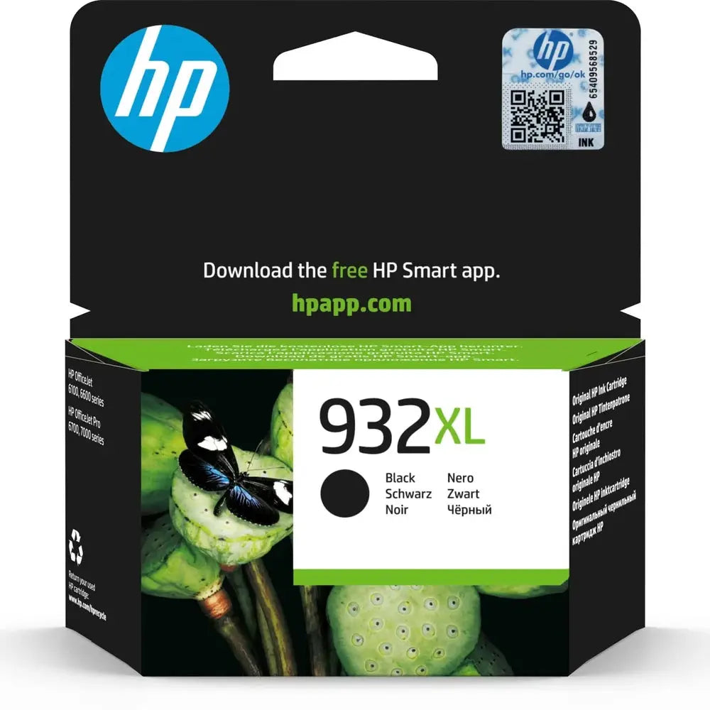 HP 932XL Noir – Cartouche d’encre grande capacité HP d’origine — Connecto.ma