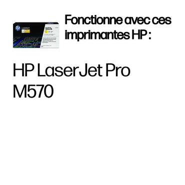 HP 507A Jaune – Toner HP LaserJet d’origine — vue 2 — Connecto.ma