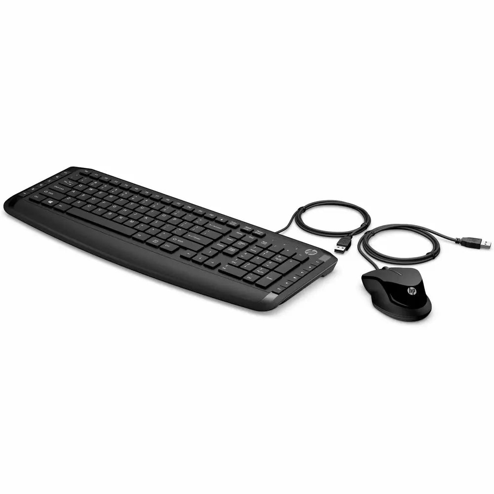 Clavier et souris filaires HP 200 – AZERTY (9DF28AA) HPMaroc | Connecto.ma