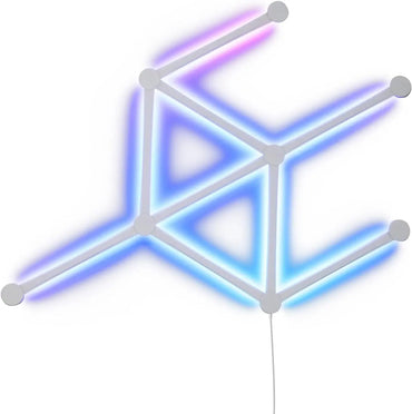 Bande Lumineuse Murale LED RGB Connectée – 9 Barres Modulables, Contrôle Vocal, Synchronisation Musicale, Compatible Alexa & Google, 10000 LUX, Application TUYA/Smart Life Connecto.ma