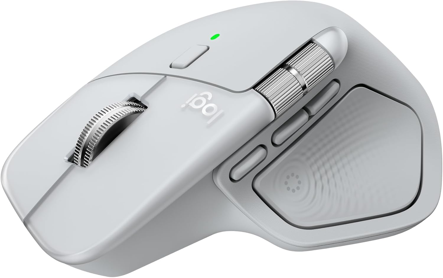 Logitech MX Master 4 for Mac White Silver – Souris Sans Fil Premium - Connecto.ma