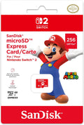 Carte microSD Express SanDisk 256 Go pour Nintendo Switch 2 – Super Mario