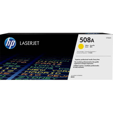 Toner HP 508A toner LaserJet authentique – Jaune — vue 2 — Connecto.ma