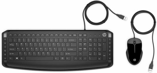 Clavier et souris filaires HP 200 – AZERTY (9DF28AA) Connecto.ma
