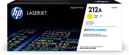 HP 212A Jaune – Toner HP LaserJet d’origine (W2122A) Connecto.ma
