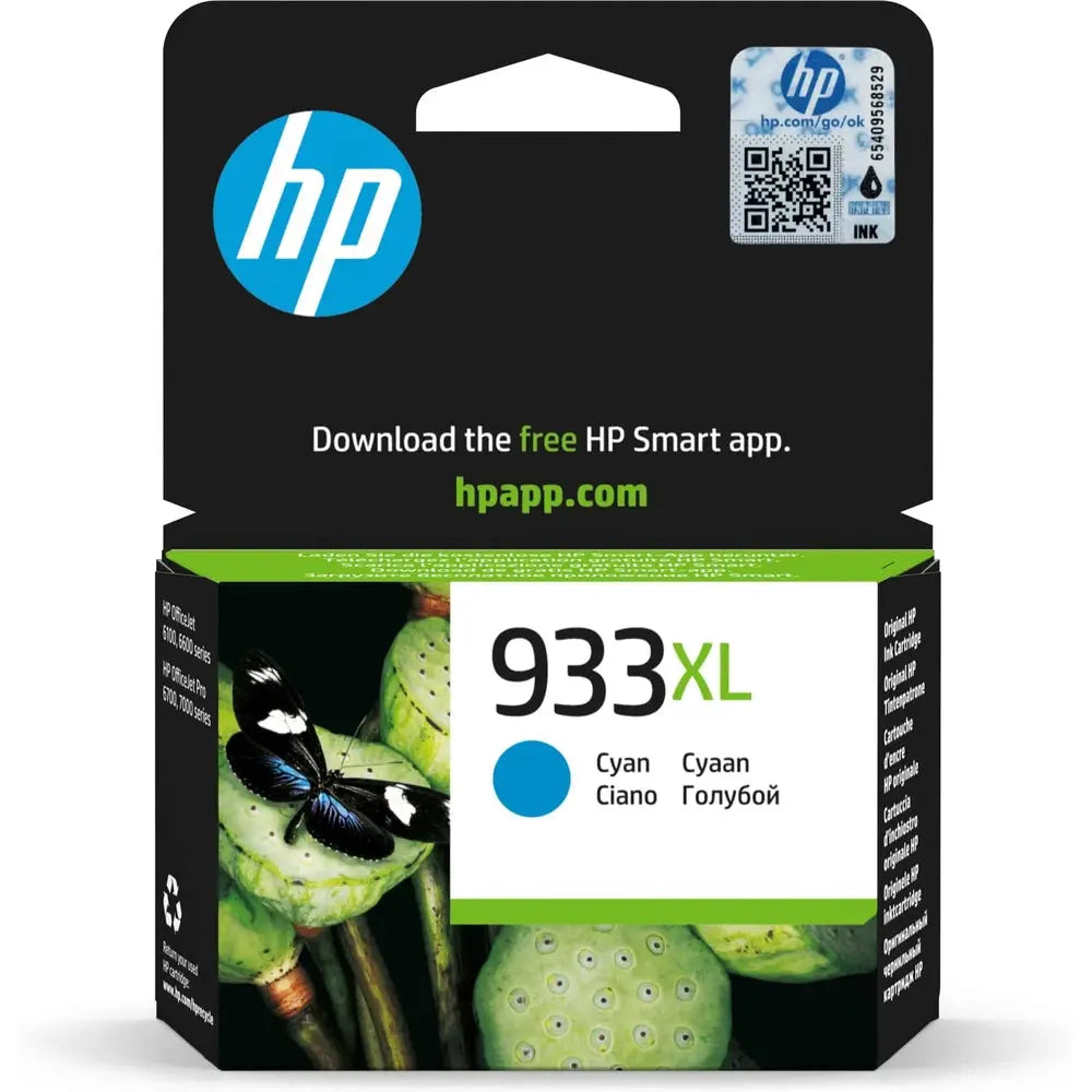 HP 933XL Cyan – Cartouche d’encre grande capacité HP d’origine — Connecto.ma