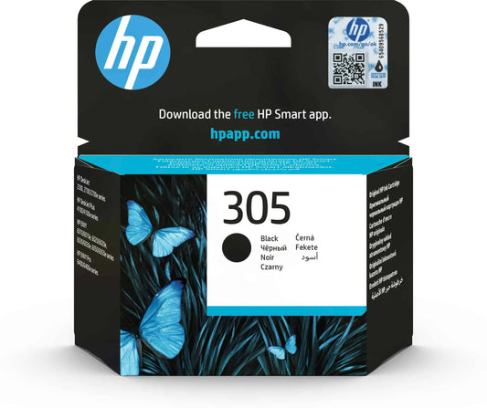 Cartouche d’encre HP 305 – Noir (3YM61AE) Hewlett Packard