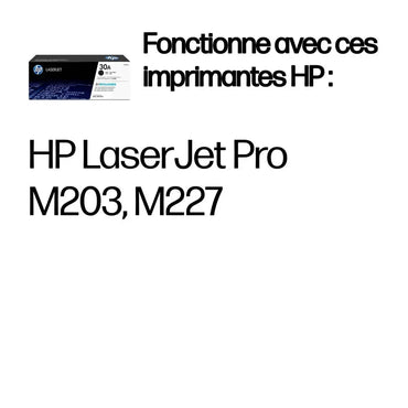 HP 30A Noir – Toner HP LaserJet d’origine — vue 2 — Connecto.ma