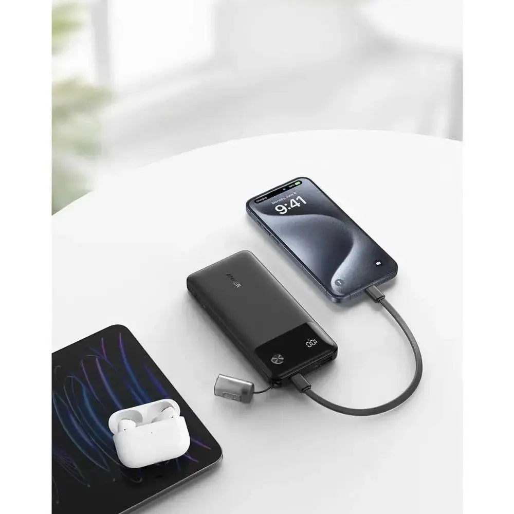 Chargeur portable Anker PowerBank Powercore 10000mAh 22,5W avec câble USB C A1388 ANKERMaroc | Connecto.ma