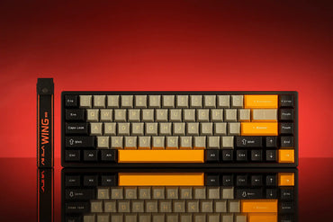 Clavier Mécanique Magnétique AULA WIN 68 HE MAX– Interrupteurs Magnétiques, 8000 Hz, RGB Complet ( Jaune-Noir ) Connecto.ma