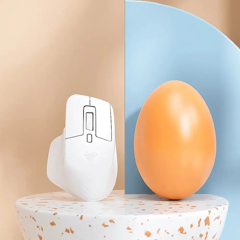 Mini Souris Gaming Sans Fil AULA SC150 BLANC–Tri-Mode Bluetooth / 2. 4G / Filaire USB-C, Batterie 120mAh AULAMaroc | Connecto.ma