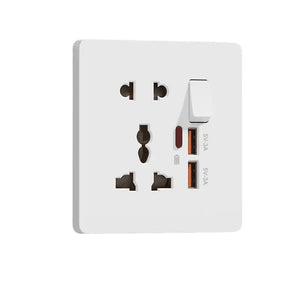 Prise Murale 20W avec Charge Rapide USB-C & USB-A — Connecto.ma
