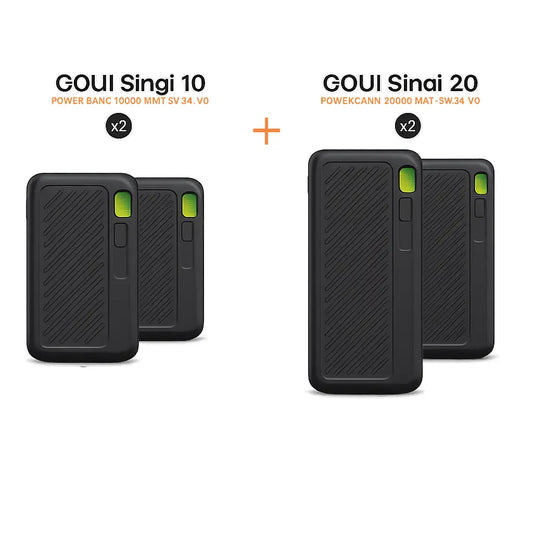Goui Pack Singi 10 et Singi 20 – 4 Pièces (2x Singi 10 + 2x Singi 20) — Connecto.ma
