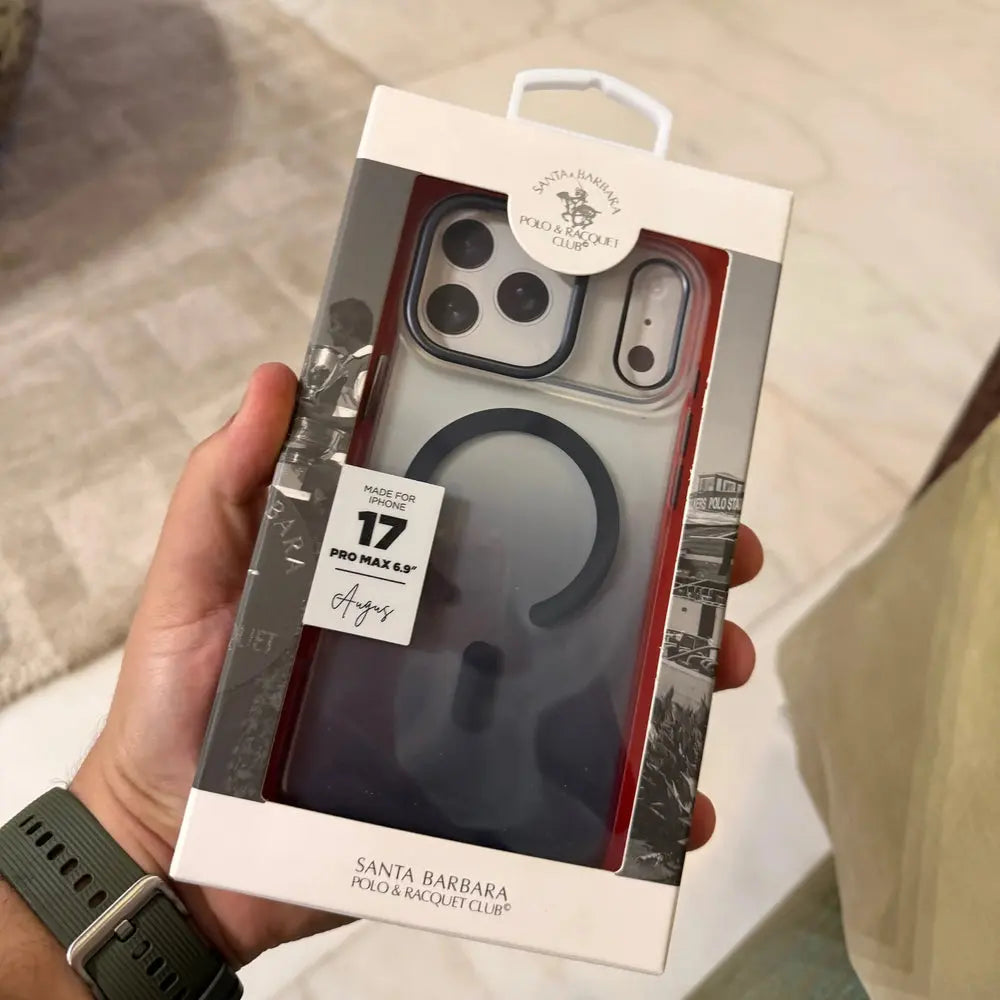 Pochette iPhone 17 Pro Max Original Santa Barbara Polo Racquet Club AUGUS - (BLUE) SANTA BARBARAMaroc | Connecto.ma