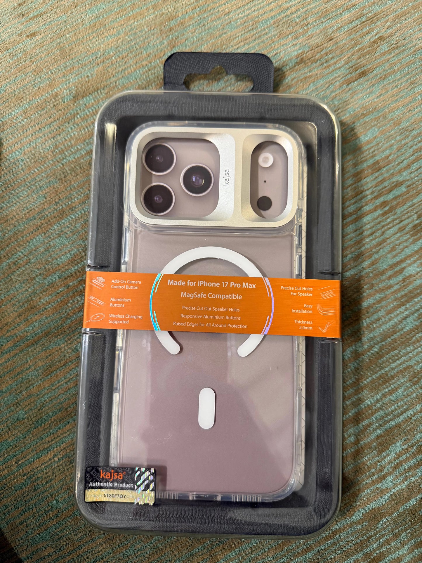 Coque Trans-Shield Transparente pour iPhone 17 pro max Pochette - Connecto.ma