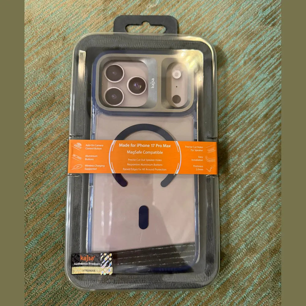 Coque Trans-Shield Aluminium Transparente pour iPhone 17 pro max Pochette Connecto.maMaroc | Connecto.ma