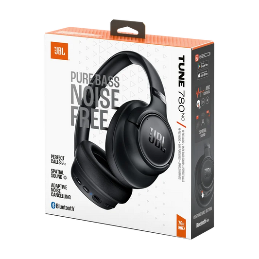 Casque Bluetooth JBL Tune 780NC Noir – Réduction de bruit ANC et 76 h d’autonomie