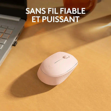 Logitech M171 Sans Fil – Rose — vue 2 — Connecto.ma
