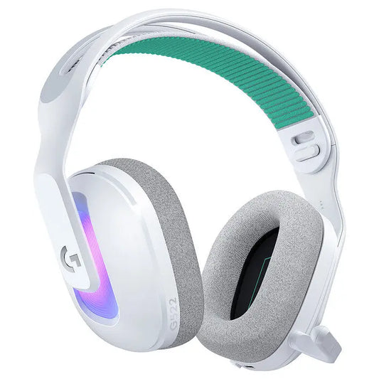 Logitech Casque Sans Fil Gaming G522 Lightspeed Bluetooth RGB – Blanc (981-001550)
