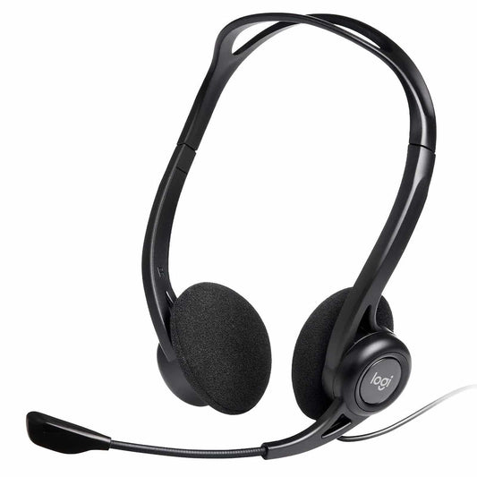 Logitech 960 Casque USB avec microphone anti-parasite – Noir