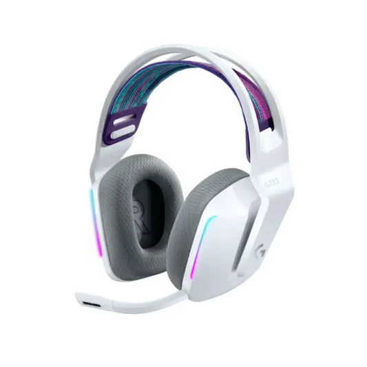 Logitech G733 Lightspeed – Casque Gaming Sans Fil (Blanc) — Connecto.ma