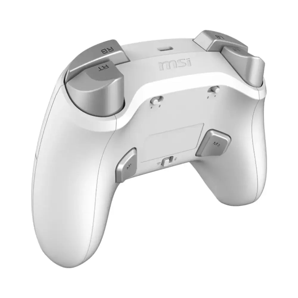MSI Manette FORCE GC300 sans fil ergonomique avec Bluetooth – Blanc (MSI_S10-43G0230-EC4) (S10-43G0230-EC4) MSIMaroc | Connecto.ma