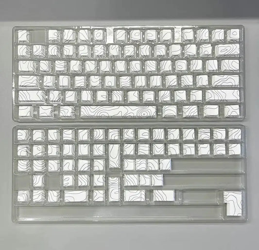 Clavier Keycaps blanc compatible RGB Connecto.ma