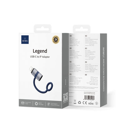 Adaptateur USB-C vers Lightning WiWU Wi-C052 C-L — Charge Rapide PD iPhone iPad — Maroc