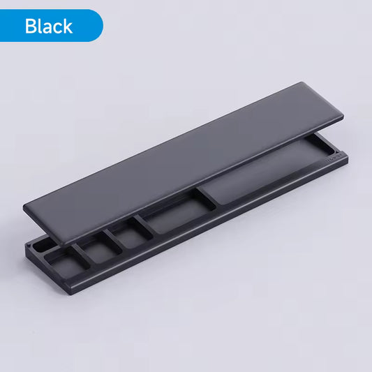 Repose-poignets de clavier Hagibis avec rangement – Noir et Blanc