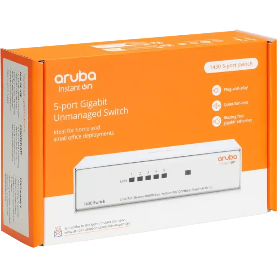Switch Aruba Instant On 1430 5G (R8R44A) ARUBAMaroc | Connecto.ma