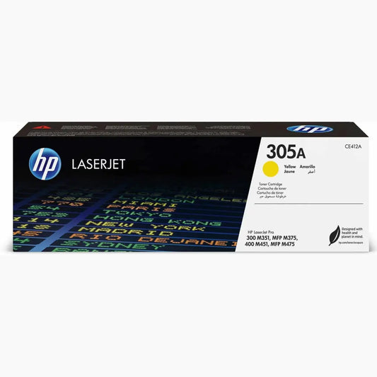 HP 305A Jaune – Toner HP LaserJet d’origine — Connecto.ma