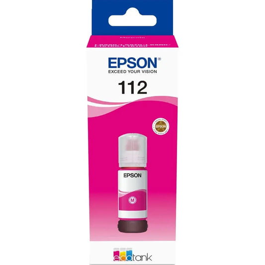 Bouteille d’encre Epson EcoTank 112 – Magenta (C13T06C34A) EpsonMaroc | Connecto.ma