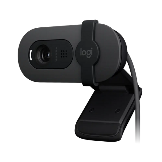 Logitech BRIO 100 – Webcam Full HD 1080p avec Micro Graphite LogitechMaroc | Connecto.ma