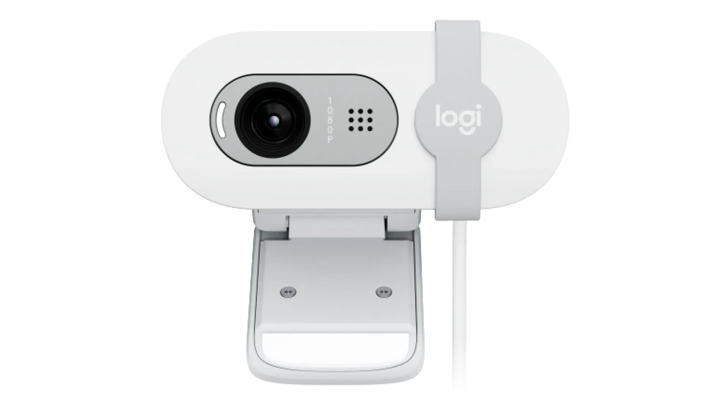 Logitech BRIO 100 – Webcam Full HD 1080p avec Micro Blanc Connecto.ma