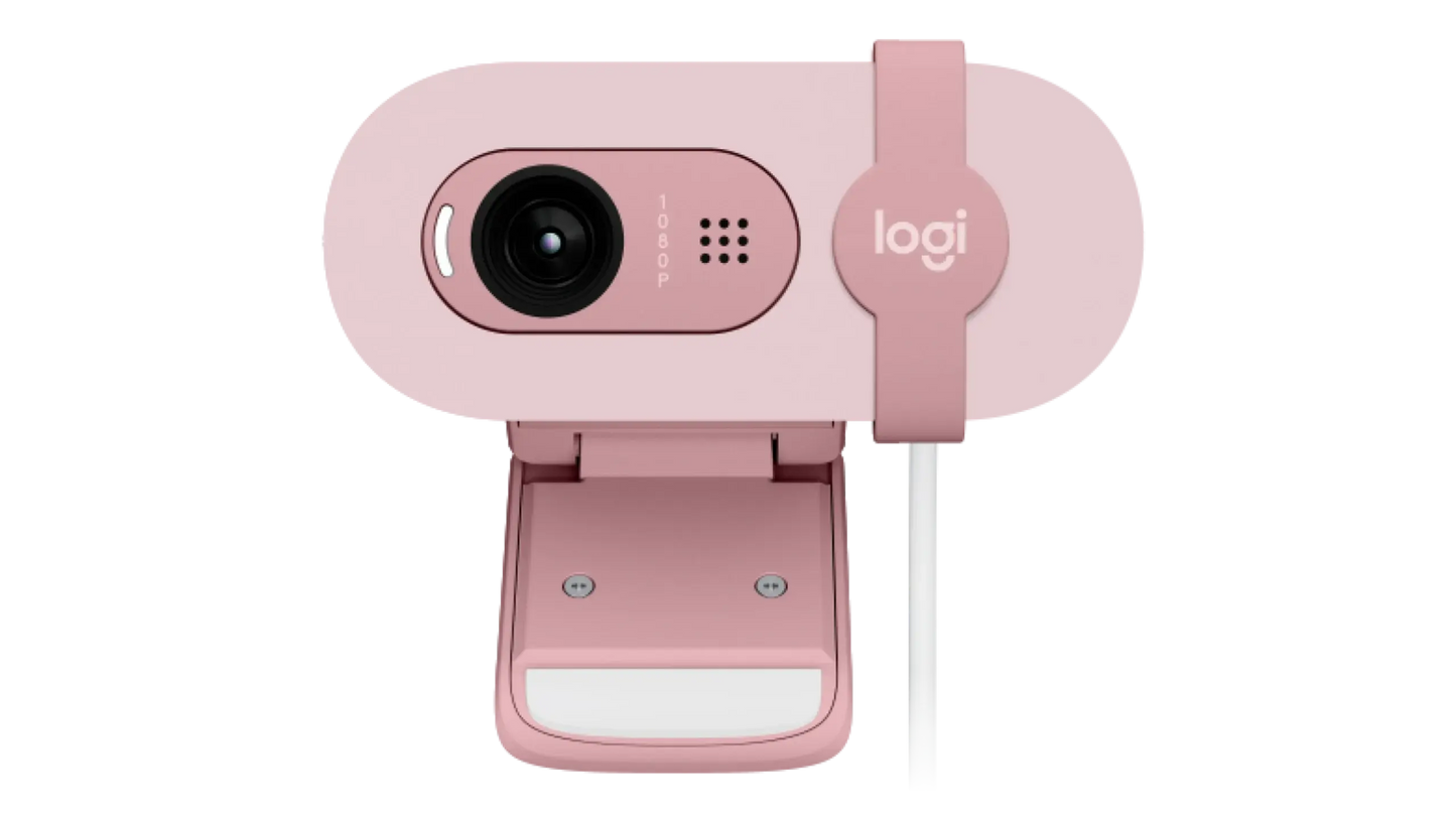 Logitech BRIO 100 – Webcam Full HD 1080p avec Micro Rose Connecto.ma