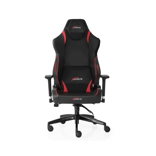 Chaise Gamer XDRIVE ANKA EN SIMILI-CUIR–Noir Rouge — Connecto.ma