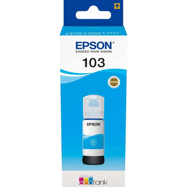 Epson 103 Cyan – Bouteille d’encre Epson EcoTank d’origine (C13T00S24A) EpsonMaroc | Connecto.ma