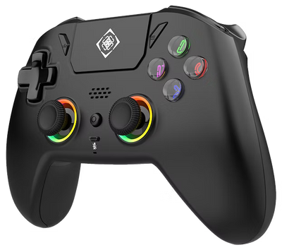 Manette Deltaco Gaming Pro RGB sans fil pour PS5 avec Joysticks Hall Effect