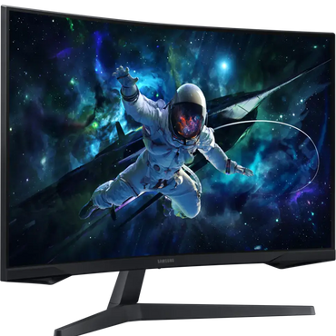 Samsung Odyssey G5 G55C – Moniteur 32″ incurvé Gaming 165 Hz — vue 2 — Connecto.ma